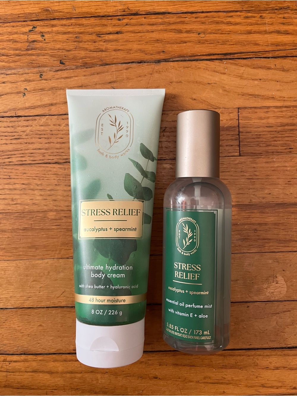 Bath & Body Works Body Cream Aromatherapy Stress Relief Eucalyptus + Spearmint